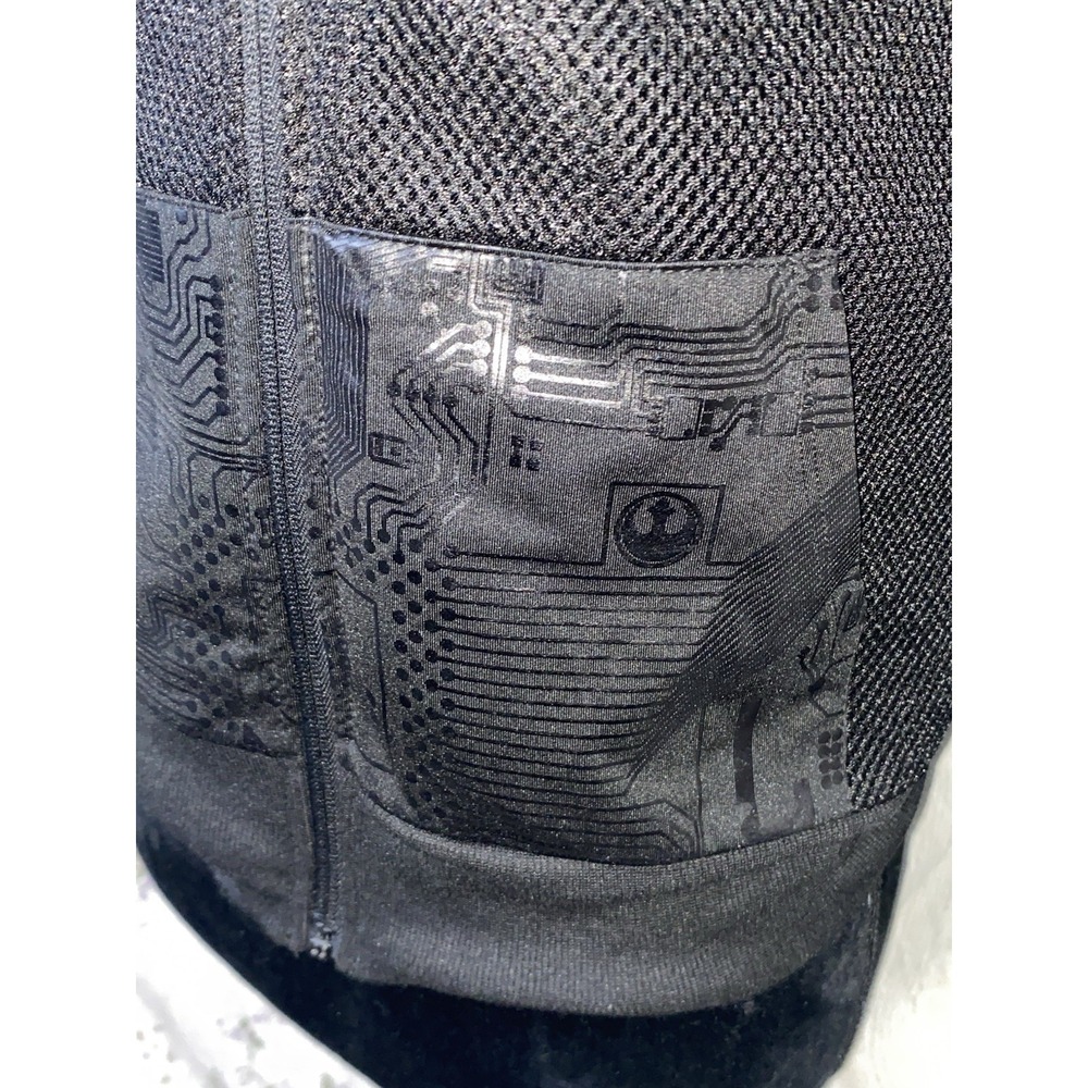 NEW Star Wars Mesh‎ Jacket Unisex MED  Black Full Zip Graphic Print  Long Sleeve - Picture 4 of 8